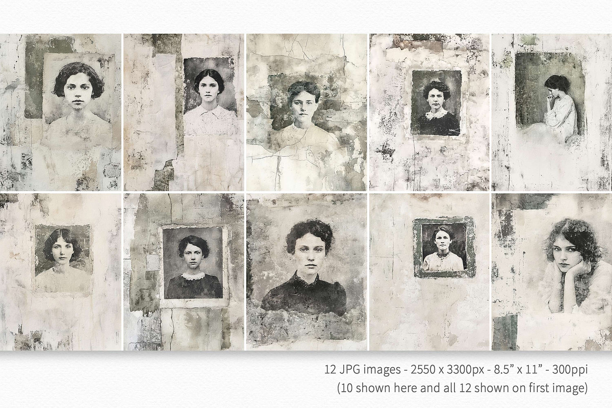 Green Tinge Portraits, a Decorative Illustration by rileyBgraphics (Photo 2 of 5)