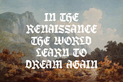 Black Magma Modern Blackletter, a Blackletter Font by Letterhend Studio (Thumbnail 7 of 10)