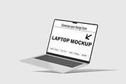 Isometric laptop mockup, a Mac Mockup by Graphicbars (Thumbnail 14 of 20)