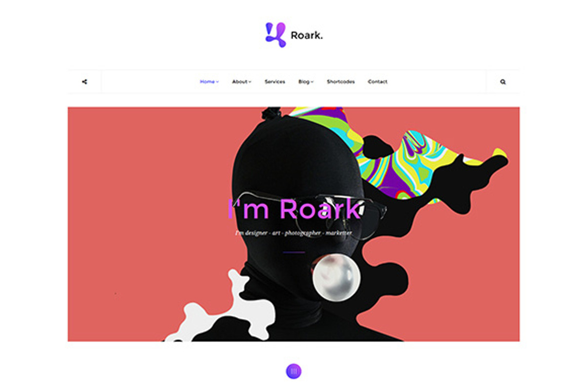 Roark - Minimal Portfolio WordPress, a WordPress Template by myshopkit (Photo 11 of 14)
