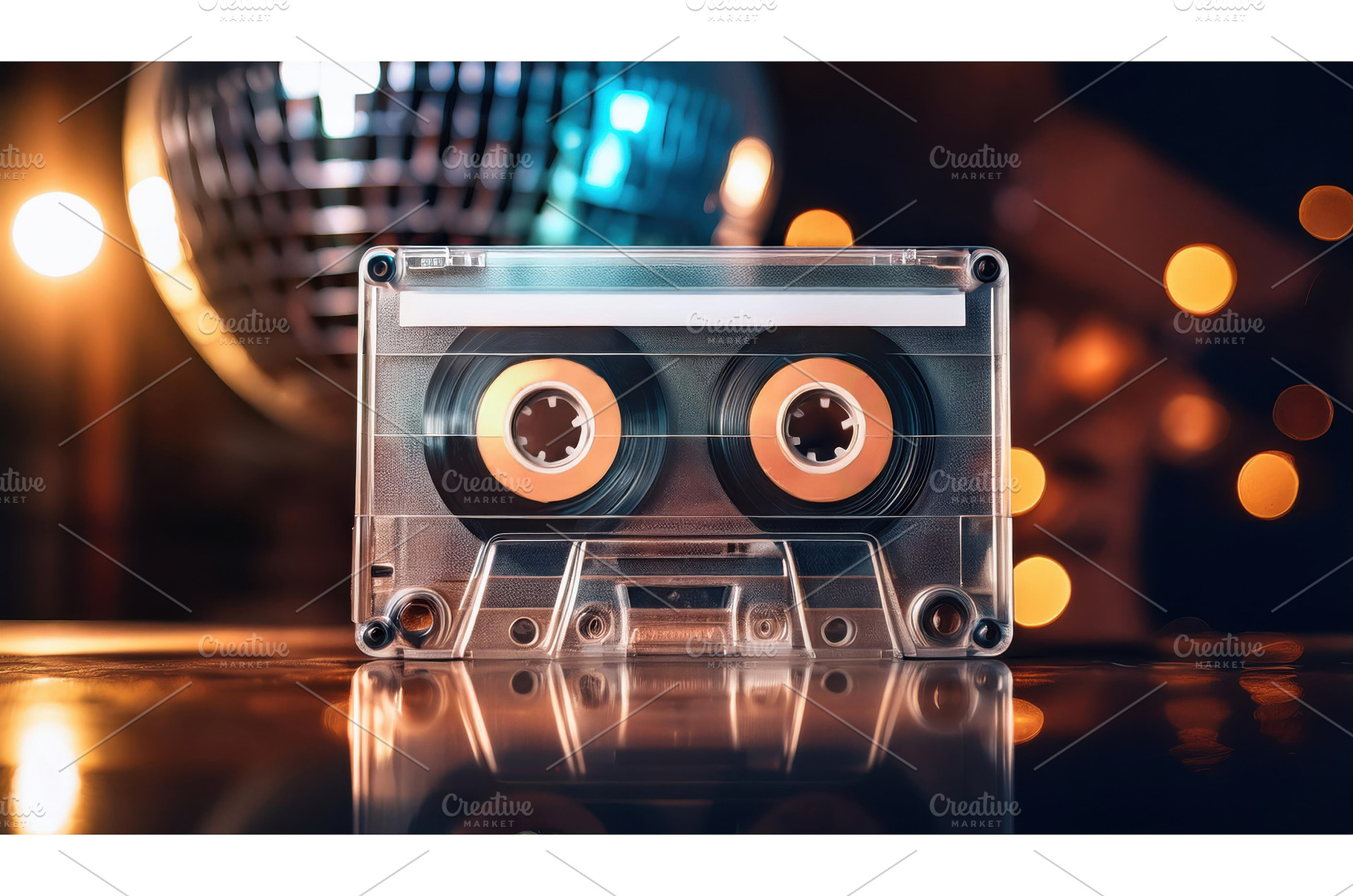 A stylish depiction of a cassette, a Background Photo by Igor Tichonow