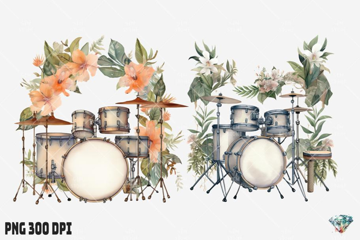 Flower Musical Instrument, an Illustration by Gemstone