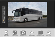 Coach Bus Mockup- Highway Scene, a Product Mockup by Bruno's Shop (Thumbnail 2 of 3)