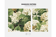 Hydrangea watercolor seamles pattern, a Pattern Graphic by Milatoo (Thumbnail 4 of 6)