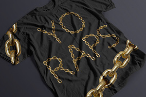 Gold Chain Font