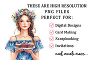 Watercolor Hydrangea Spring Clipart, an Illustration by OK Design (Thumbnail 4 of 6)