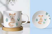 Woodland friends. Kids patterns set, an Animal Illustration by tetiartline (Thumbnail 5 of 11)