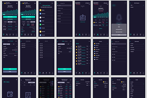 CaCoin - Crypto Market App Design UI