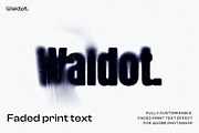 Faded print text, a Layer Style Add-On by Waldot (Thumbnail 2 of 6)