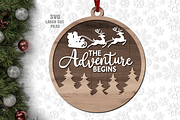 Adventure Christmas Ornament SVG, a Graphic by Cloud9DesignSVG (Thumbnail 3 of 4)