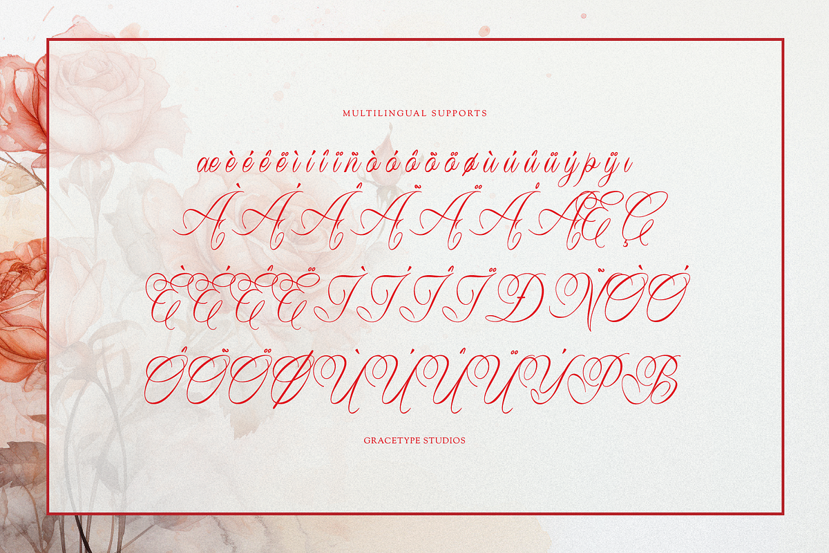 Lim Siendra | Classic Calligraphy, a Script Font by gracetype_studio (Photo 11 of 12)