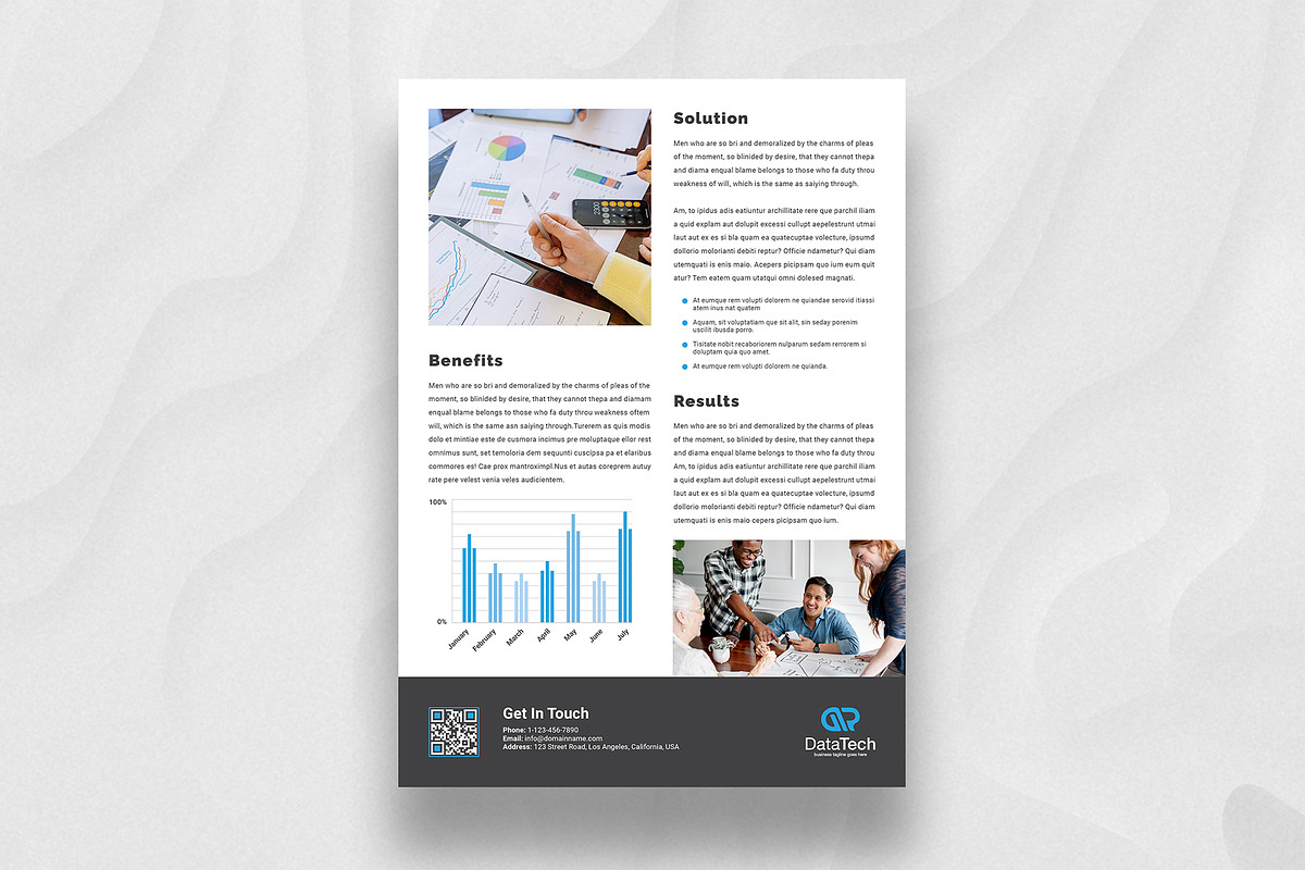 canva Case Study Template, a Brochure Template by DesignDevisers (Photo 3 of 9)