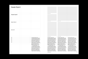 A4 Brochure Grid System for InDesign