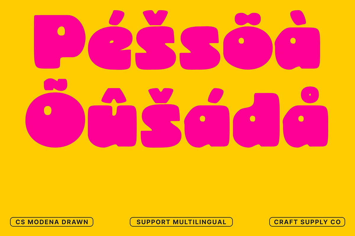 CS Modena Drawn, a Sans Serif Font by Craft Supply Co. (Photo 7 of 8)