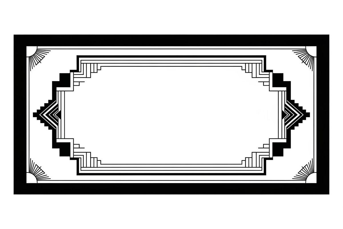 Art Deco Frame SVG Bundle, an Illustration by Gaye Art (Photo 2 of 31)