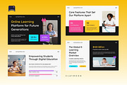 Online Learning Platform PowerPoint, a Presentation Template by Claymoon Lab (Thumbnail 3 of 7)