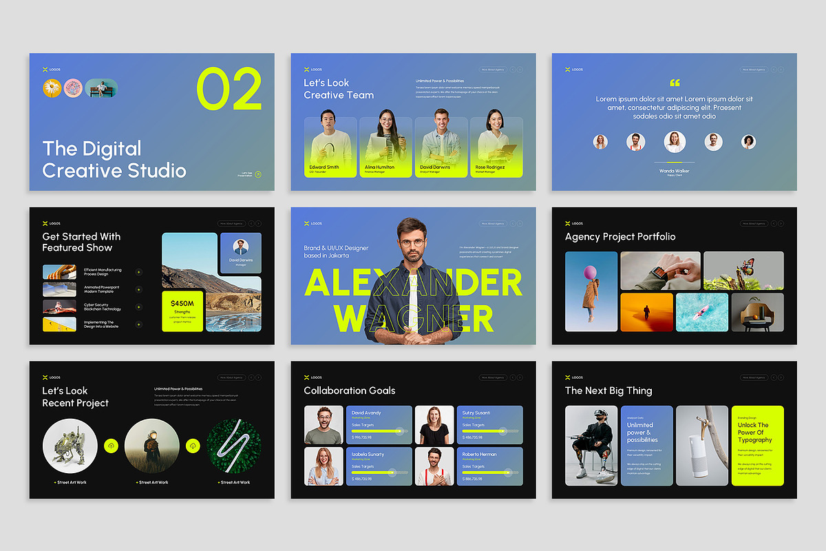Berux Presentation Template Design, a Presentation Template by Rocketstill (Photo 3 of 7)