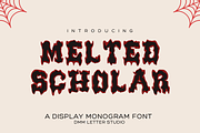 Melted Scholar, a Sans Serif Font by Dm Studio (Thumbnail 1 of 11)