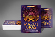 Mardi Grass  Party Flyer Template, a Flyer Template by graphicforest (Thumbnail 3 of 4)