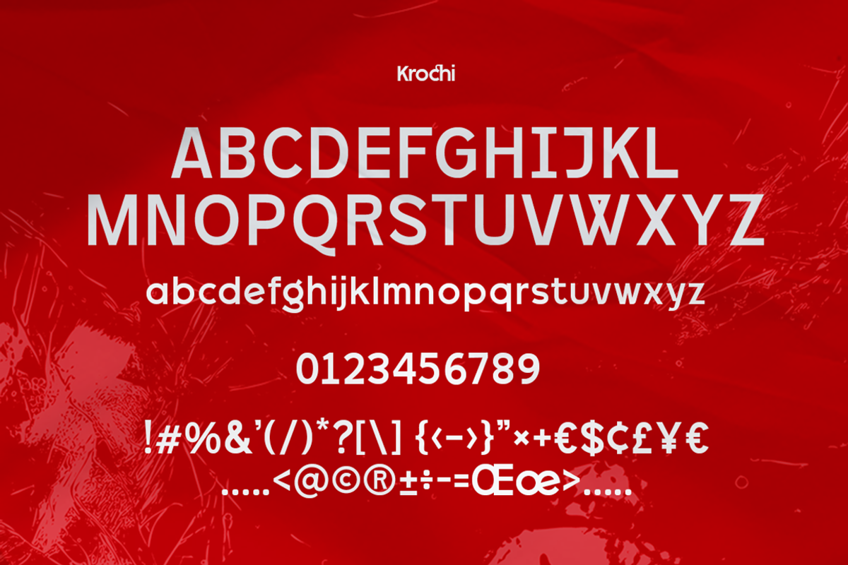 Krochi Font, a Sans Serif Font by Grontype (Photo 8 of 8)