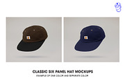 Classic Six Panel Hat Mockups, a Hat Mockup by made_by_nope (Thumbnail 6 of 7)