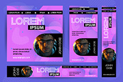 Modern Website Template, a Templates & Theme by studiogstock (Thumbnail 1 of 3)