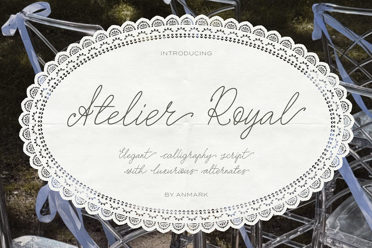 Atelier Royal Elegant Wedding Font, a Script Font by AnMark (Photo 1 of 20)