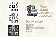 Picture frames sketch illustrations, a Decorative Illustration by Natalya Levish (Thumbnail 2 of 3)