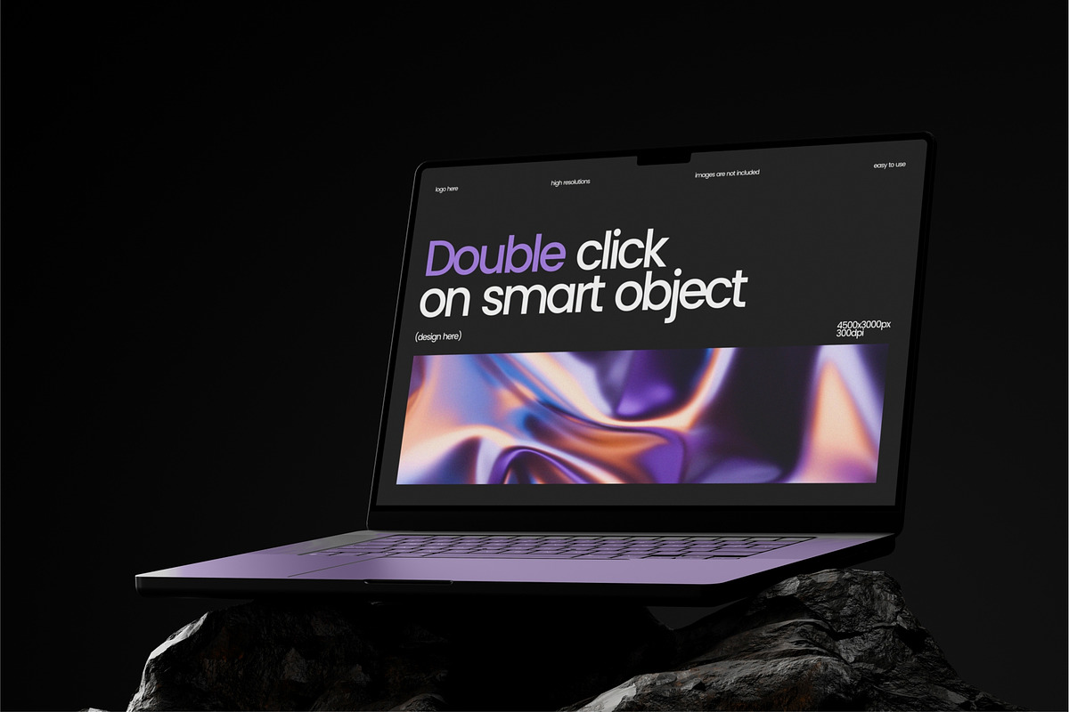 Laptop Mockup, a Mac Mockup by baim_std (Photo 2 of 2)