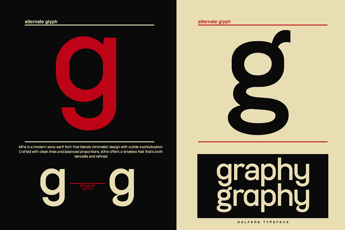 Halfre, a Sans Serif Font by senzana (Photo 6 of 8)