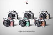 Retro Styled Mirrorless Mockup 5K, a Product Mockup by Zabiegala MP (Thumbnail 5 of 8)