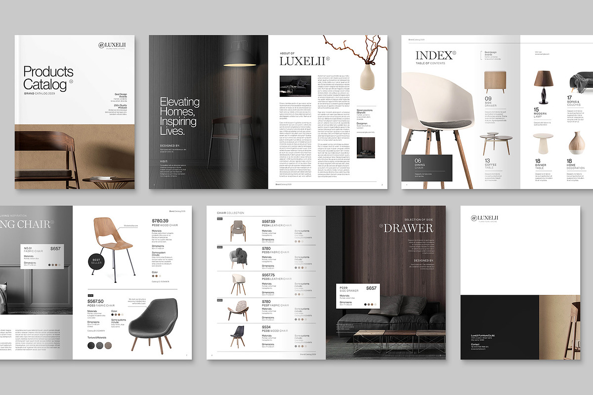 Product Catalog Brochure Template, a Brochure Template by BrandPacks (Photo 2 of 6)