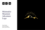 Minimalist Mountain Adventure Logo, a Branding & Logo Template by Luxury Logos (Thumbnail 1 of 4)