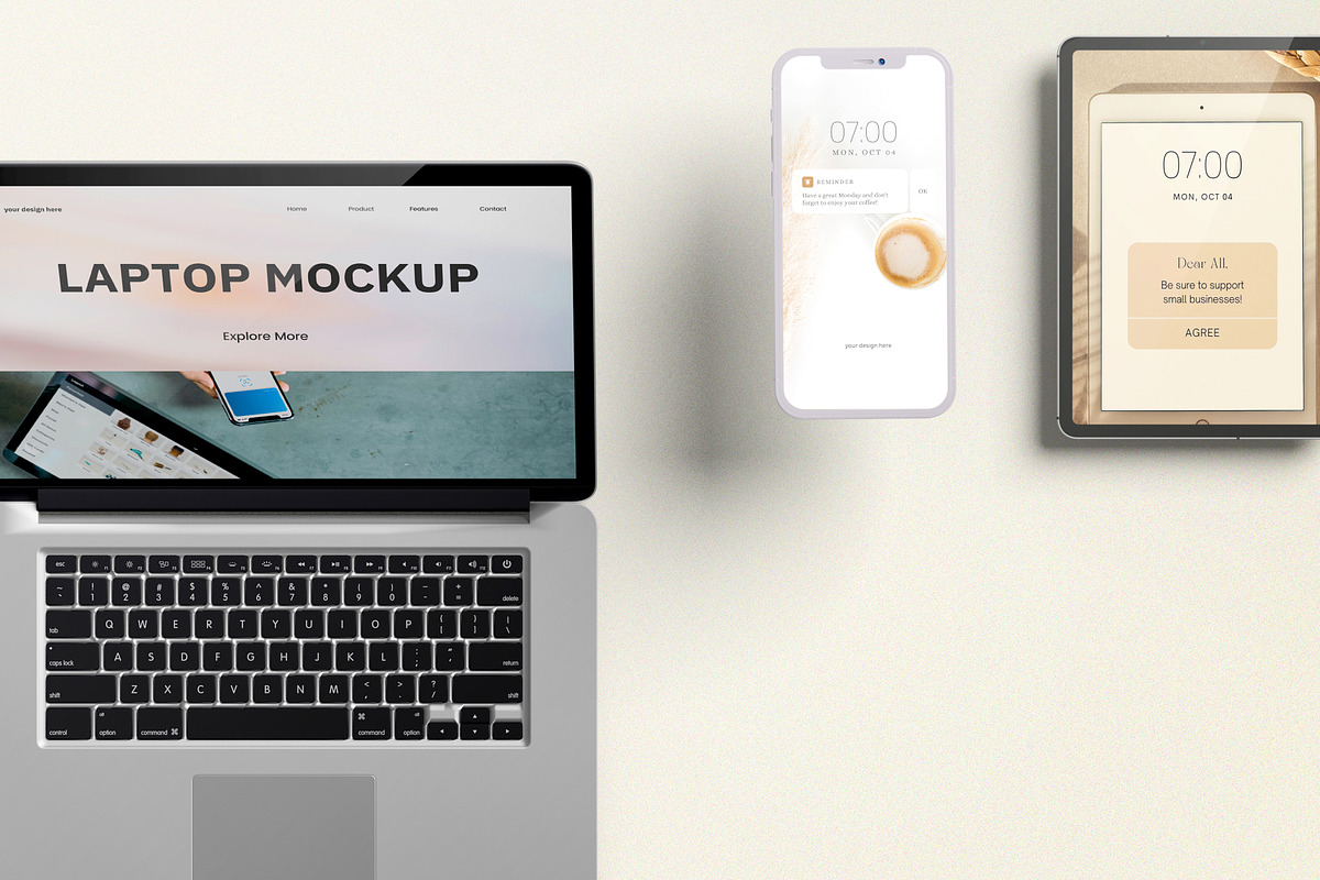 Multi Devices Responsive Mockup, an iPad Mockup by 2M GRAPHICS DESIGN (Photo 2 of 5)