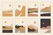 Abstract landscapes collection, an Illustration by mayrum (Thumbnail 8 of 12)