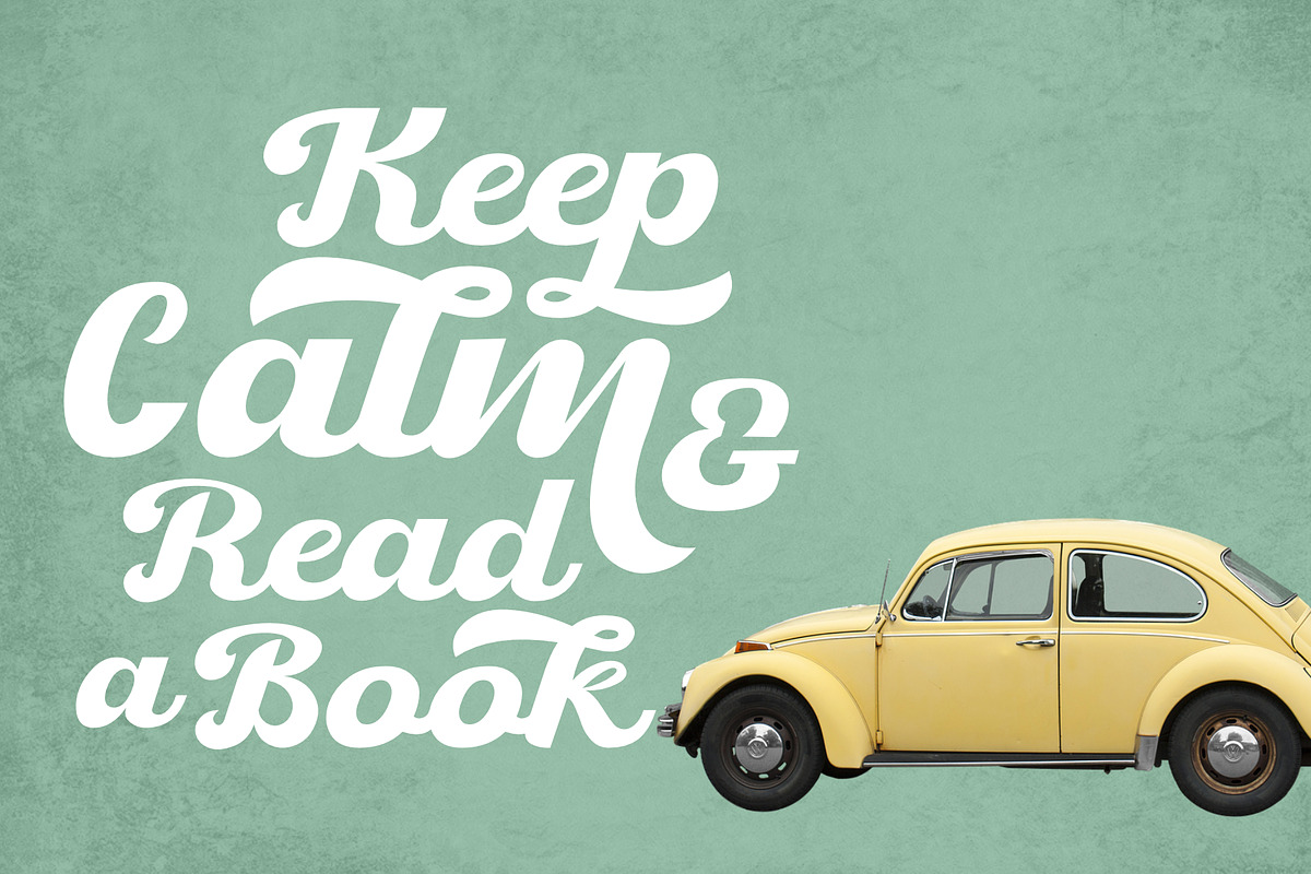 Retro Jump, a Script Font by windestrian (Photo 8 of 8)