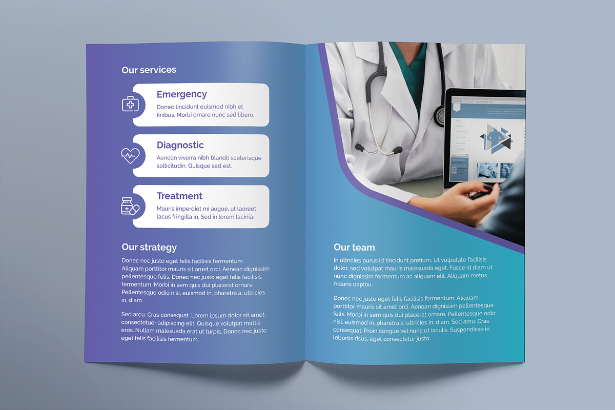 Medical Clinic Print Pack, a Poster Template by TemplatesNow! (Photo 3 of 11)