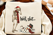 Well, Shit... Skeleton’s Christmas, a Seasonal Illustration by Craft Nest (Thumbnail 6 of 6)