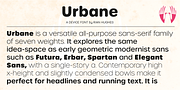 Urbane Rounded, a Sans Serif Font by Device (Thumbnail 4 of 6)