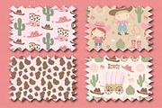 Country Girl clipart & paper set, an Illustration by Poppymoondesign (Thumbnail 4 of 5)