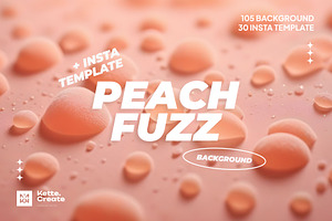 Peach Fuzz Background Social Media