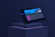 Isometric Device Presentation Mockup, a Product Mockup by KL-Webmedia (Thumbnail 6 of 8)