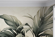 Tropical Plants Landscape Wallpaper, a Wallpaper Graphic by Muzi pear studio (Thumbnail 5 of 12)
