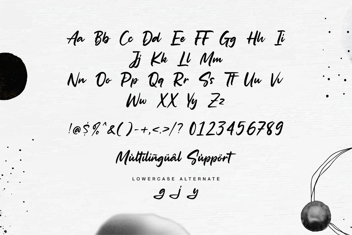 The Milligram Bold Handwritten Font, a Script Font by Allouse Studio (Photo 9 of 10)