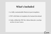 Minimalist Pinterest Templates Canva, a Social Media Template by Joanna Lane Designs (Thumbnail 4 of 4)