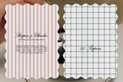 Stripes & Checks: Frames Backgrounds, a Texture Graphic by Purple (Thumbnail 11 of 15)