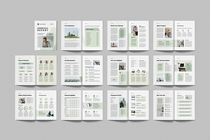 Annual Report MS Word & Indesign