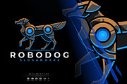 Modern Mecha Robotic Dog Logo Design, a Branding & Logo Template by Rupture (Thumbnail 1 of 3)
