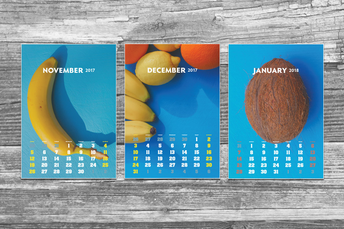 Calendar 2017 images included (EN), a Brochure Template by Feelings (Photo 3 of 3)
