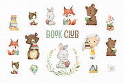 Book Club. Watercolor Collection., an Animal Illustration by StarJam (Thumbnail 4 of 5)